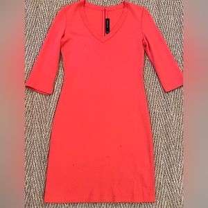 St. John Knit Dress with 3/4 Length Sleeves
